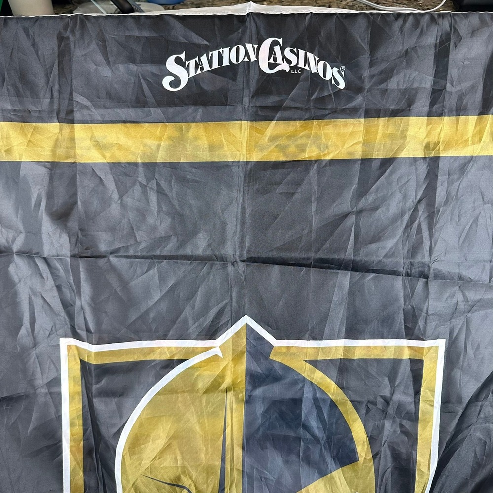 Vegas Golden Knights Flag Station Casinos NHL Hockey‎ Banner Decor - Picture 2 of 2